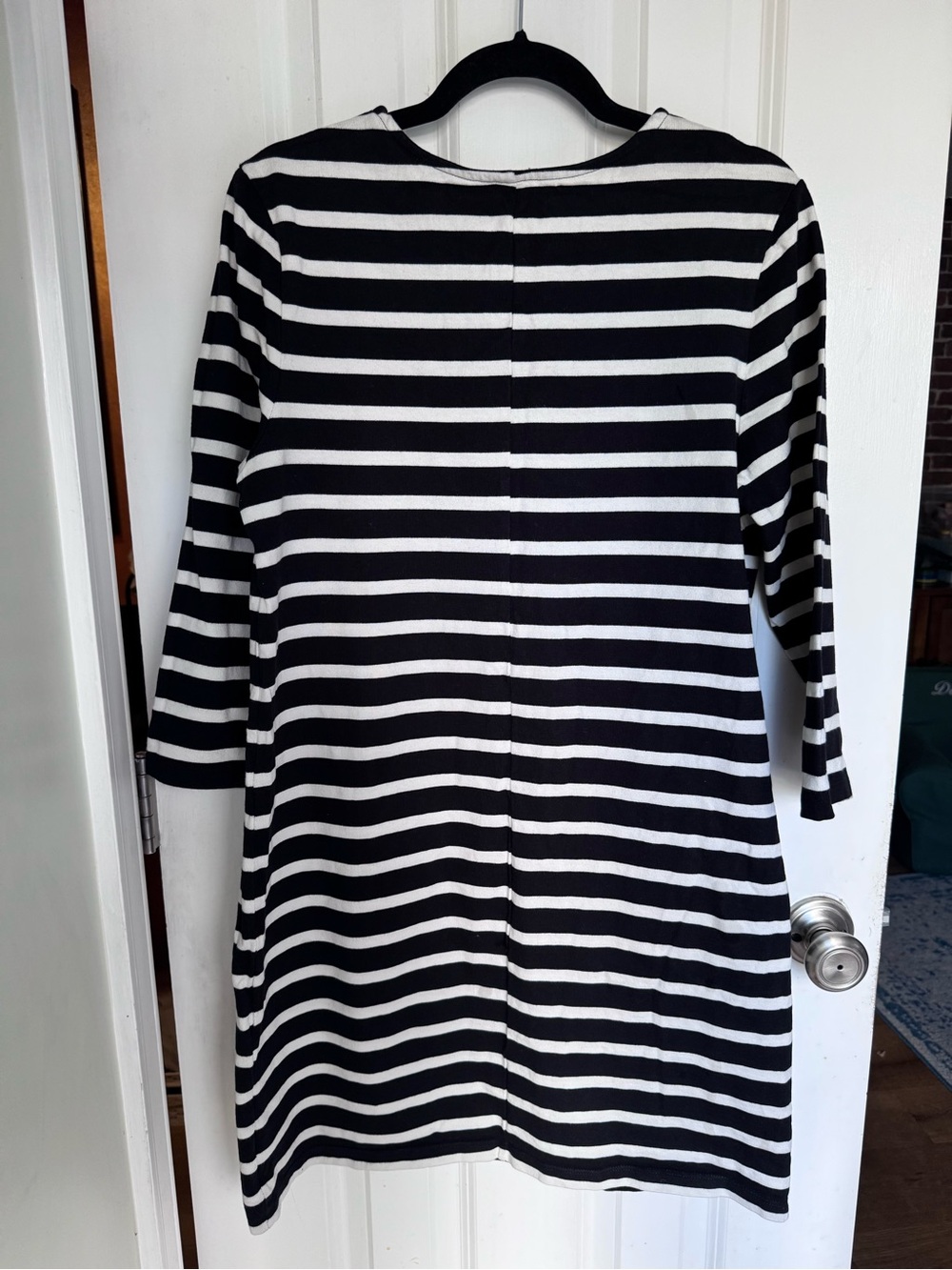 Old Navy Classic Black & White Stripe Women's Dress - Picture 2 of 4
